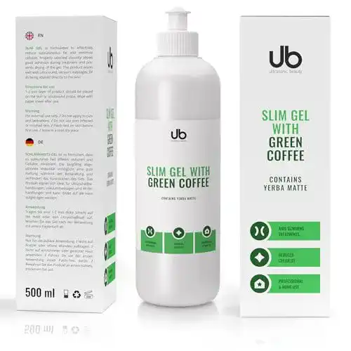 Ultraschallgel für Schlankheitsbehandlungen mit Grünem Kaffee und Yerba Mate 500ml