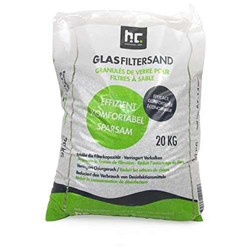 Filterglas Höfer Chemie 20 kg Glasgranulat für Sandfilteranlagen