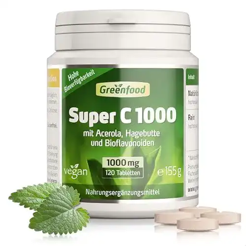 Vitamin C Greenfood Super C Kapseln 1000 mg hochdosiert