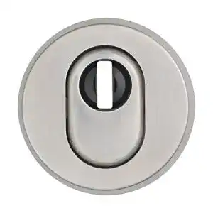 Schutzrosette Abus RHZS415 ER aus Edelstahl mit Zylinderschutz