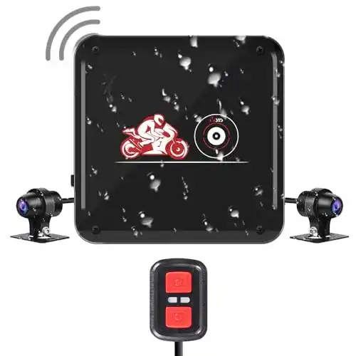 Dashcam Motorrad VSYSTO Motorrad-Fahrrekorder ohne Bildschirm