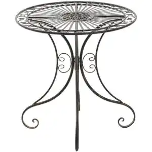 Runder Gartentisch Clp Hari – Bistrotisch aus Eisen im Jugendstil