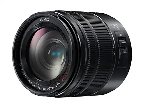 Panasonic H-FSA14140E Superzoom Objektiv für LUMIX G-Kameras