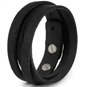 Lederarmband Simaru für Herren aus hochwertigem Leder, größenverstellbar