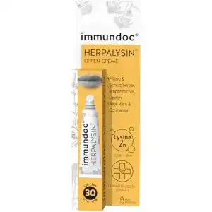 Immundoc Herpalysin: Creme gegen Lippenherpes mit L-Lysin, Zink und Echinacea