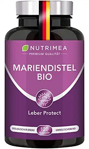 Mariendistel-Kapseln Bio von Plastimea zur Unterstützung der Leberfunktion
