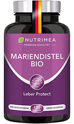 Mariendistel-Kapseln Bio von Plastimea zur Unterstützung der Leberfunktion