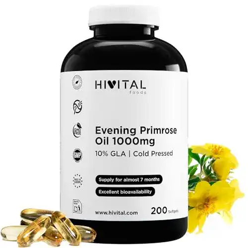 Nachtkerzenöl Kapseln von Hivital Foods 1000 mg