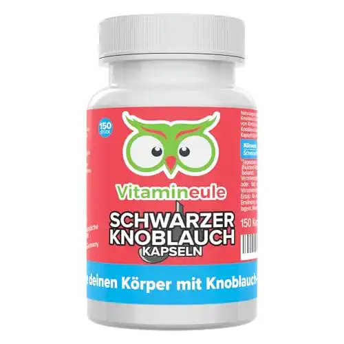 Schwarzer Knoblauch Kapseln mit hochdosiertem Extrakt