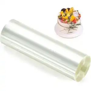 Tortenrandfolie Wubushan 15 cm hoch, transparente Acetatfolie
