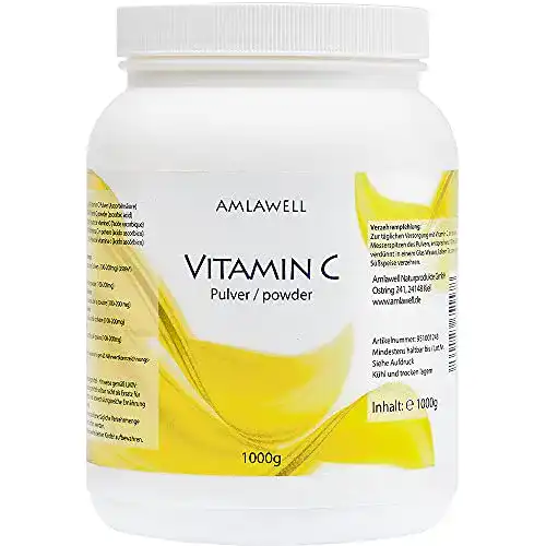 Amlawell Vitamin C Pulver 1000 g hochdosiert