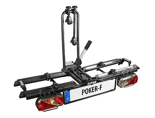 Fahrradträger für E-Bikes EUFAB 12010LAS POKER-F mit Diebstahlschutz