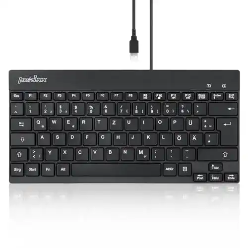 USB-Tastatur Perixx PERIBOARD-426 Kabelgebunden Mini Tastatur