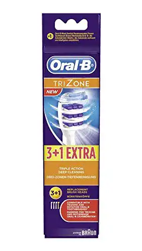 Oral-B Trizone Aufsteckbürsten 3er Set mit 1 Gratisbürste