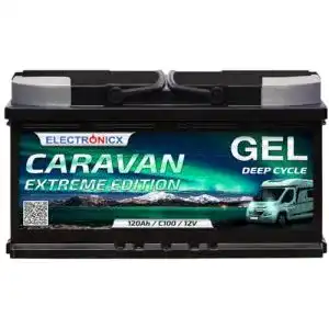 Versorgungsbatterie Electronicx GEL Caravan 12V 120Ah für Wohnmobile