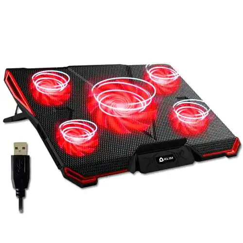 Laptop-Kühler KLIM Cyclone, Laptop Kühler, NEU 2024, Ständer