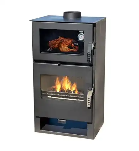 Kaminofen DanDiBo Verso F Holzofen 9 kW mit Backfach