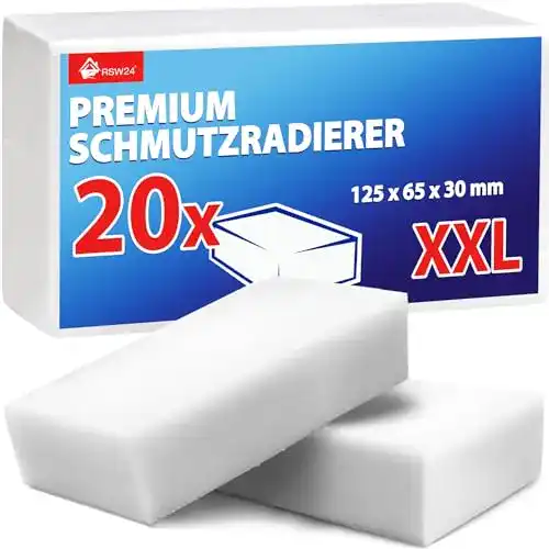 Schmutzradierer RSW24 20x XXL Schwamm für effektive Reinigung