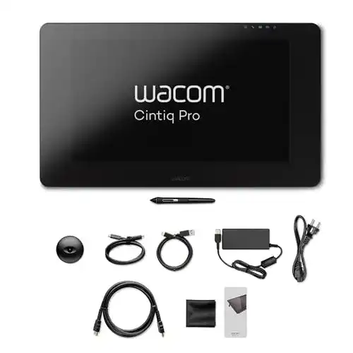Wacom Grafiktablett Cintiq Pro 24 Touch mit 4K Display und Pro Pen 2