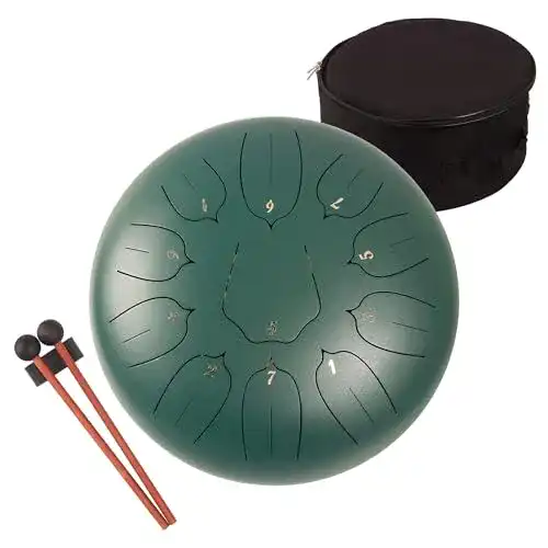 Handpan LOMUTY Stahlzungentrommel 12 Zoll 30 cm