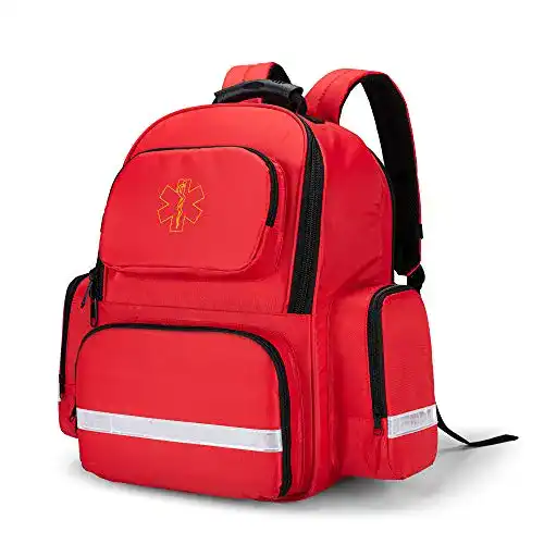 Notfallrucksack Trunab Leer Rot für Erste Hilfe und medizinische Notfälle