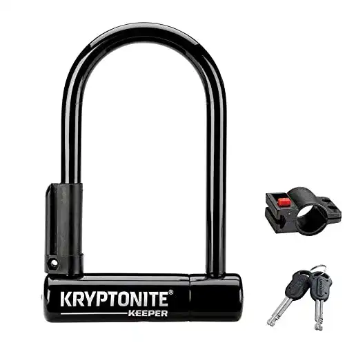Kryptonite Keeper Mini-6 Fahrradschloss Kompaktes Modell für sicheren Schutz