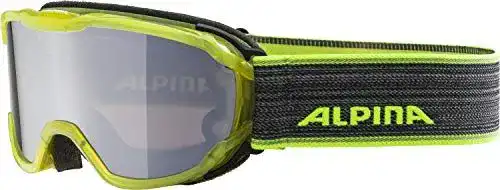 Alpina Pheos Skibrille mit verspiegelten Gläsern und Kontrastverstärkung