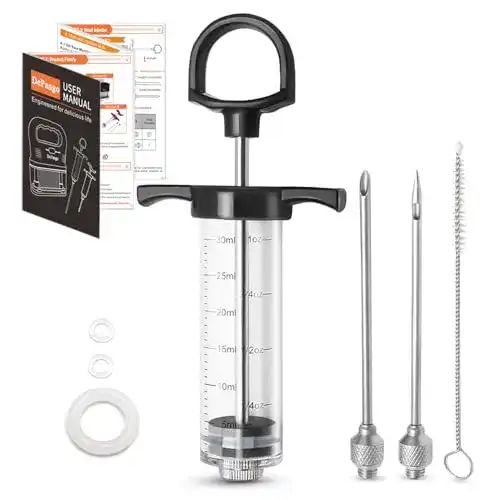 Bratenspritze DePango für Marinade und Fleischzubereitung
