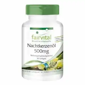 Nachtkerzenöl Kapseln 500mg von Fairvital, 90 Softgels