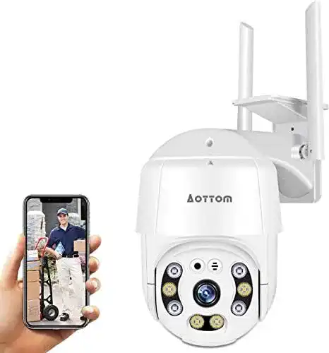 Aottom Dome-Kamera Überwachungskamera Außen 1080P WLAN IP Kamera