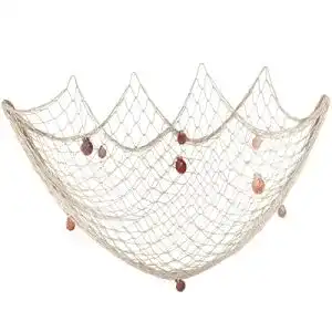 Fischernetz Fangoo 200×150 cm mit Muscheln für maritime Dekoration