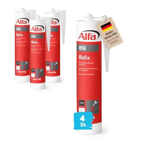 Bitumen Dickbeschichtung Alfa 4x Dichtmasse 300 ml