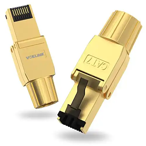 RJ45 Stecker VCELINK Werkzeuglos für Cat 7 und Cat 6a