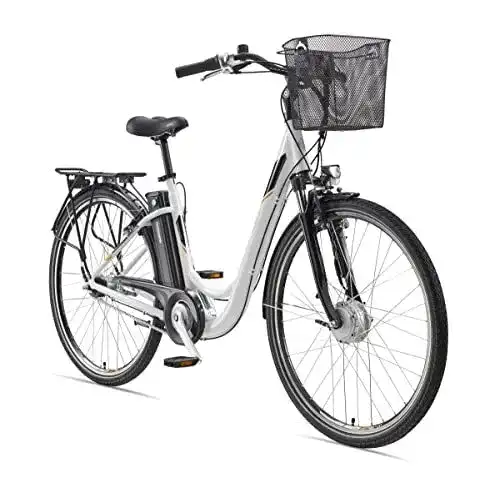 E-Bike Damen Telefunken 28 Zoll Elektrofahrrad mit 7-Gang Shimano