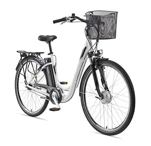 E-Bike Damen Telefunken 28 Zoll Elektrofahrrad mit 7-Gang Shimano