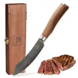 Zayiko Kurumi Damastmesser – Steakmesser mit 12,5 cm Klinge
