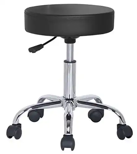 Rollhocker SixBros. Schwarz M-95027/192 – Ergonomisch und höhenverstellbar