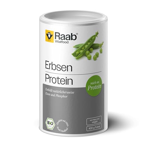 Erbsenprotein Raab Vitalfood Bio Erbsen Protein Pulver 300 g