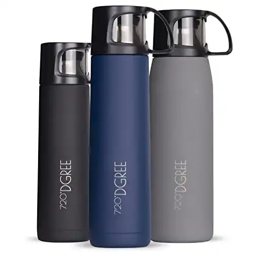 Isolierflasche 1 Liter 720°DGREE Thermoskanne mit Becher