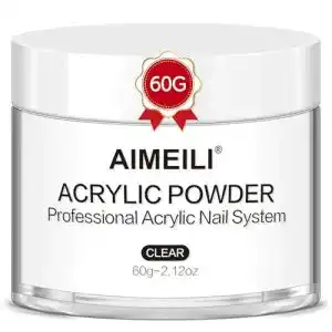 Acrylpulver AIMEILI Klar 60g für Nagelverlängerungen und -dekorationen