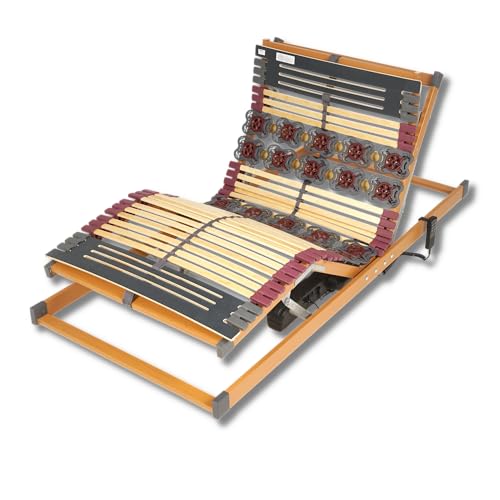 Elektrischer Lattenrost 90×190 cm mit 7 Zonen und Tellerfederung