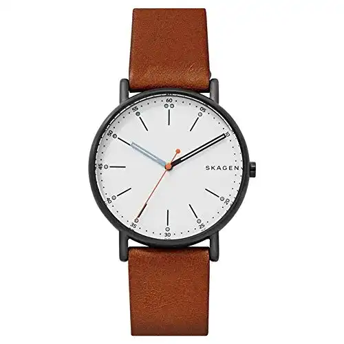 Skagen Herrenuhr Signatur mit Dreizeiger Uhrwerk und 40mm Gehäuse