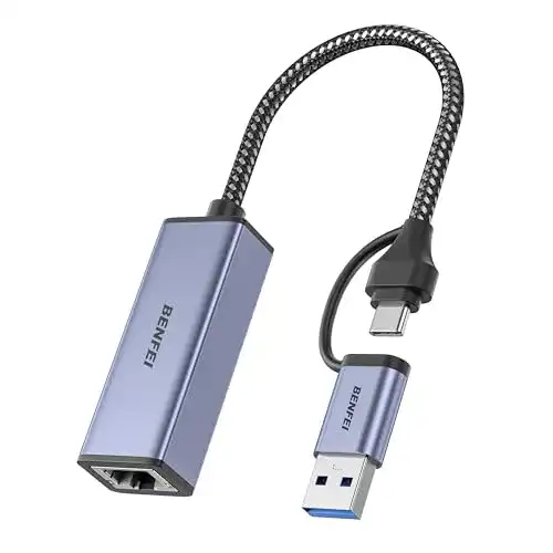 Netzwerkadapter BENFEI USB Ethernet Adapter 1000 Mbps