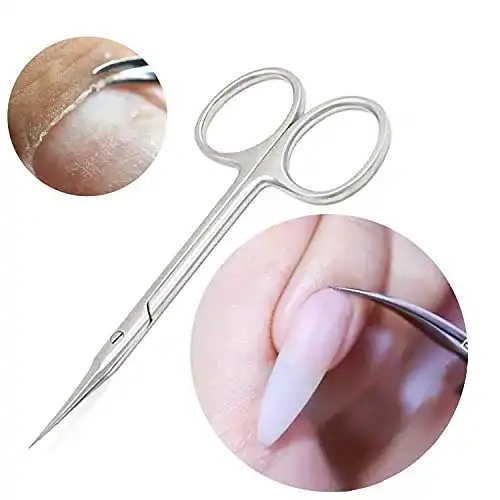 Hautschere für Nagelhaut mit gebogener Schnittfläche