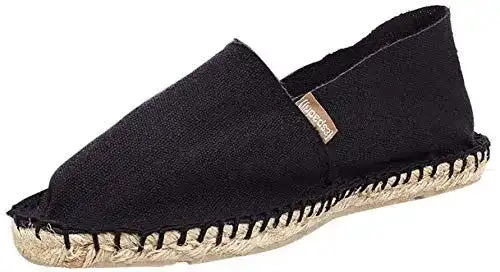 Espadrilles für Herren und Damen von Espadrij L’Originale in Schwarz
