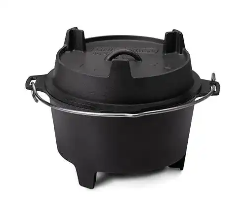 Dutch Oven Grillfürst 9 Liter – stabiler Feuertopf aus Gusseisen