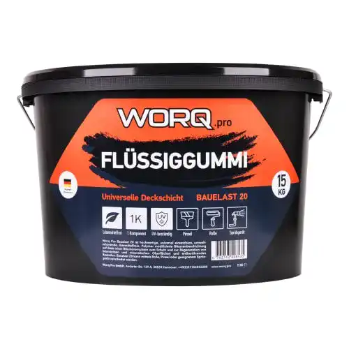 Flüssiggummi Bauelst 15 kg Flachdachabdichtung und Dachanstrich