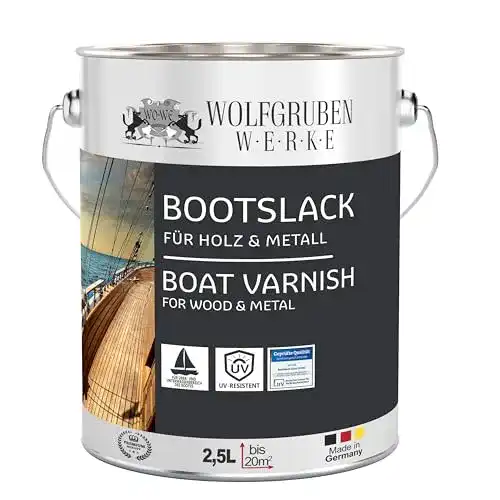 Bootslack WO-WE Klarlack für Holz, Parkett und Yachten, farblos, 2,5L