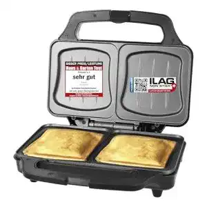 Emerio XXL Sandwichmaker für verschiedene Toastgrößen
