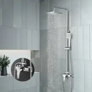 Duscharmatur Komiro Duschset mit Armatur und Duschsystem